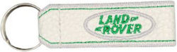 Keychain White Small Land-rover 4819-k