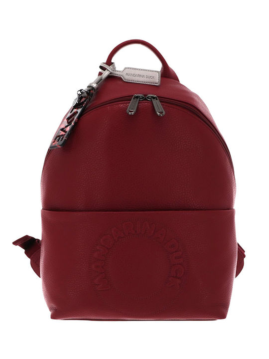 Дървени Дамска Раница Mandarina Duck Marshmellow Backpack P10jkt0404o Цвят Румба Червен