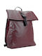 Pera Backpack Waterproof Backpack Shoulder Bag Colour Burgundy Pera Vegan Backpack Dark Red Burgundy