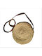 Runde Korbweide Strandtasche 26x26cm