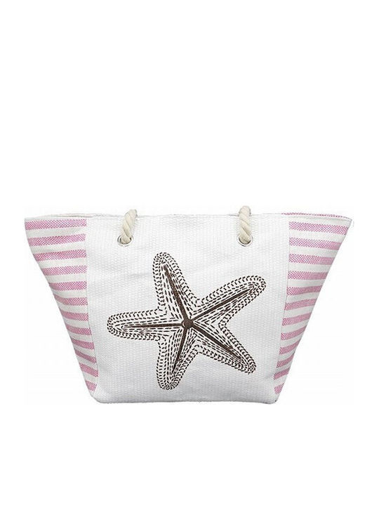 Beach Bag Star Stripes Pink Code 13427