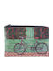 Pera Toiletry Bag Bicycle Toiletry Bag Green-Burgundy