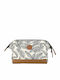 Cabaia Andrassy Ut Toiletry Bag White Black Leaves