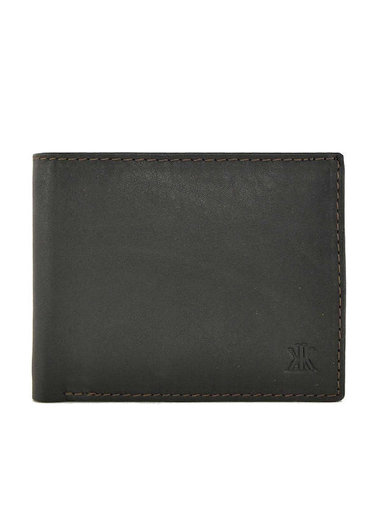 Herrenbrieftasche Leder Kappa 1123 Schwarz