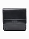 Leather 100 Δερματινο Πορτοφολι Κωδικος 05-wallet-t-555-1 Black