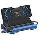 Hard Drive Case Game Docking Station USB-C 10 1 YCE-V279 Detachable Fan Blue-Black