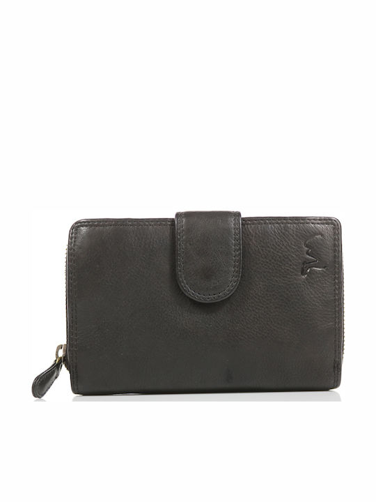 Trip Camel Πορτοφόλι Γνήσιο Vintage Μαλακό Δέρμα 510 Black