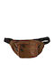 Herren Leder Gürteltaschen Gts Moda Italia Braun