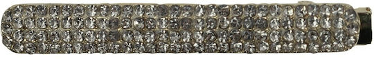 Κλιπ Μαλλιών Σχέδιο Strass 785653 Ασημί Ασημί