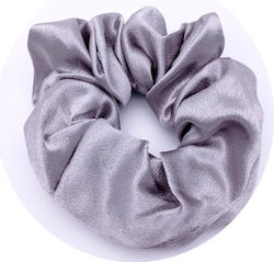 Scrunchie Elastic Pentru Păr Satinat Gri