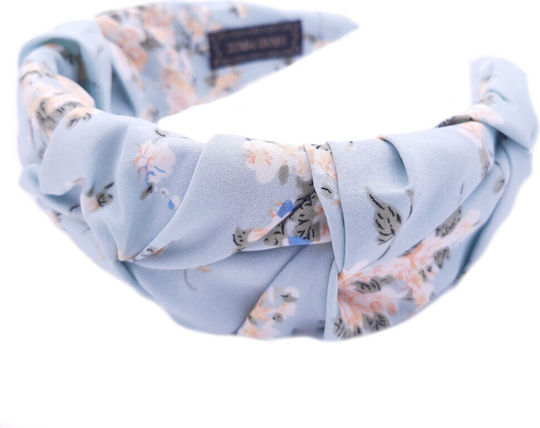 Florale Stoff Haar Stirnbänder Haar Pliets Beryllgrün