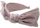 Satin Headband Excellent Quality Hair Tie Bow Sand