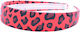 Leopard Hair Headband Red