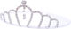 Metallic Tiara Headband Strass 1