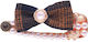 Gold Hair Clip Velvet Bow & Pearls 2