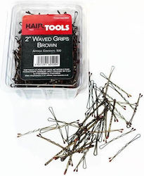 Hair Tools 2" Waved Grips Brown 500 Τμχ 60520