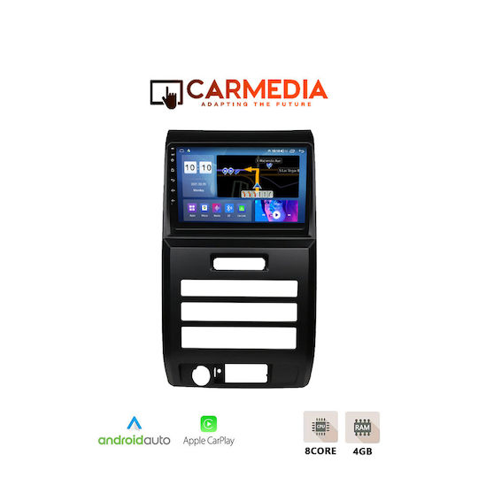 Carmedia Ηχοσύστημα Αυτοκινήτου για Ford Raptor 2004-2014 (Bluetooth/USB/WiFi/GPS/Apple-Carplay/Android-Auto) με Οθόνη Αφής 9"