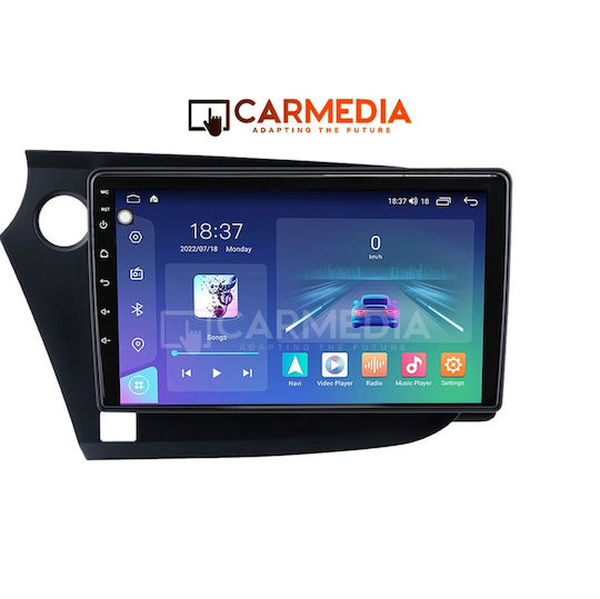 Carmedia Car Audio System for Honda Insight 2009-2014 (Bluetooth/USB/WiFi/GPS/Apple-Carplay/Android-Auto) with Touch Screen 9"