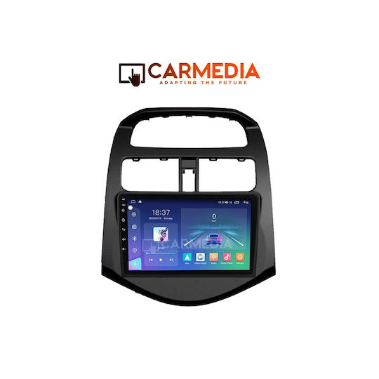 Carmedia Ηχοσύστημα Αυτοκινήτου για Chevrolet Spark 2009-2015 (Bluetooth/USB/WiFi/GPS/Apple-Carplay/Android-Auto) με Οθόνη Αφής 9"