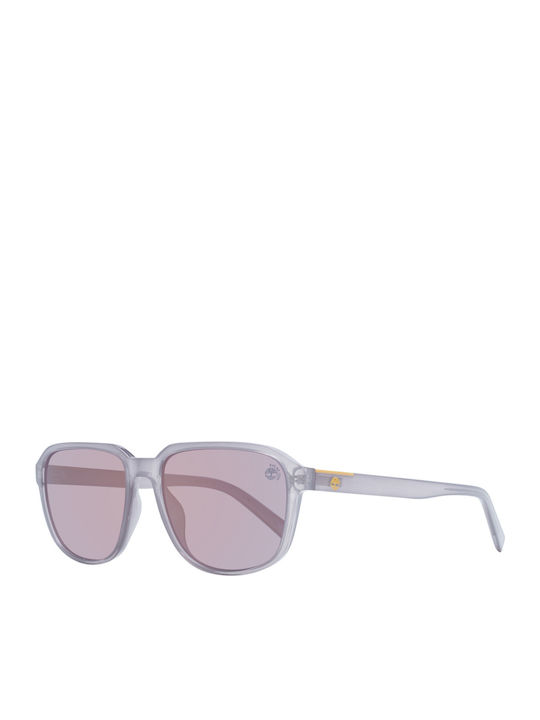 Timberland Men's Sunglasses with Gray Horn-Rimmed Frame and Gray Polarized Lenses TB9311 20H