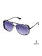 Ghetto Unisex Ochelari de soare cu Gri Cadru și Gri Lentilă K34428BL