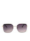 Tipi Diversi Damen Sonnenbrillen mit Goldenem Metallrahmen und Goldenem Glas TD406002S53-1