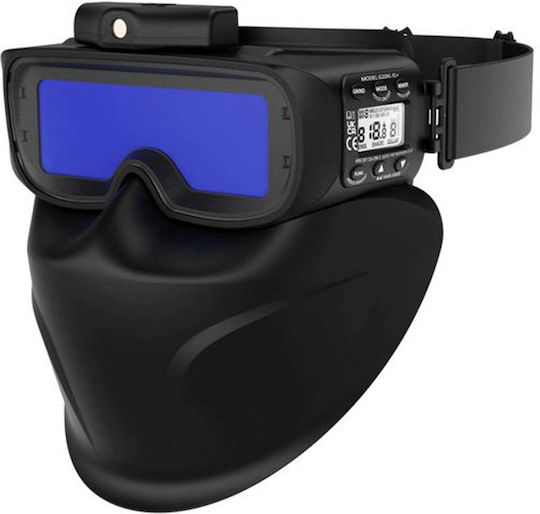HBM Machines Ochelari de Sudură Câmp Vizual 124x41mm Negre