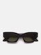 Retrosuperfuture Men's Sunglasses with Brown Tartaruga Horn-Rimmed Frame and Brown Lenses 494201