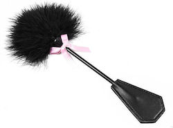 Fetish Addict Federkitzler + & Paddel Schwarz 29cm Ραβδι Πουπουλα Schwarz
