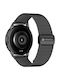 Forcell Λουράκι Ανοξείδωτο Ατσάλι Μαύρο (SAMSUNG Watch 22 mm)