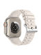 Forcell Каишка Силикон Бял (Apple Watch 42/44/45/49 мм, Forcell)