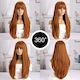 Carnival Role Playing Wig Bangs Orange Get-myho-wig-521a-oem