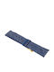 Leather Strap Light Blue Colour Blue Stitching 22mm