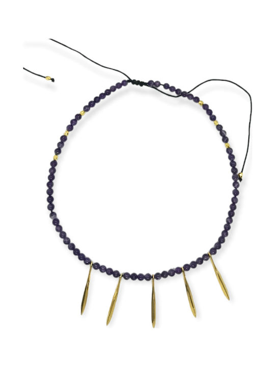Огърлица Женска Ananna Rods Златна
