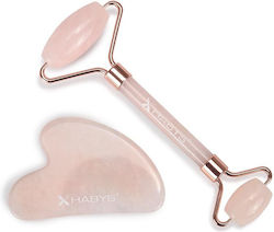 Habys Gua Sha Σετ Rose Quartz