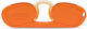 Nooz Reading Glasses Unisex Without Arms Orange +3.00