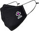Reusable Black Small Face Mask 1 Piece