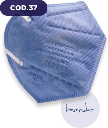 Rotoform Made In Italy Protective Mask FFP2 KN95 10 Pieces Lavender