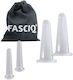 Fasciq Saughaken Silikon Gesicht Hals & Décolleté Set 4 Stücke Hülle 2xmedi 2xmini