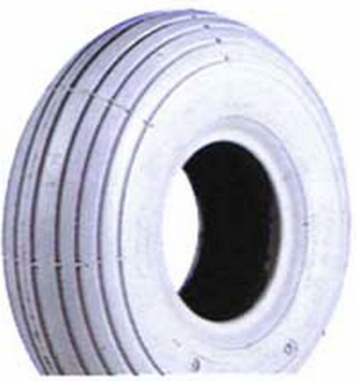 6×1.1/4″ 150/30 GRAU Glattes Reifen