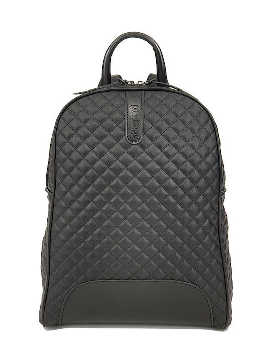 Damentasche Rucksack A4 Playbags Collection J028 Schwarzes Steppdesign