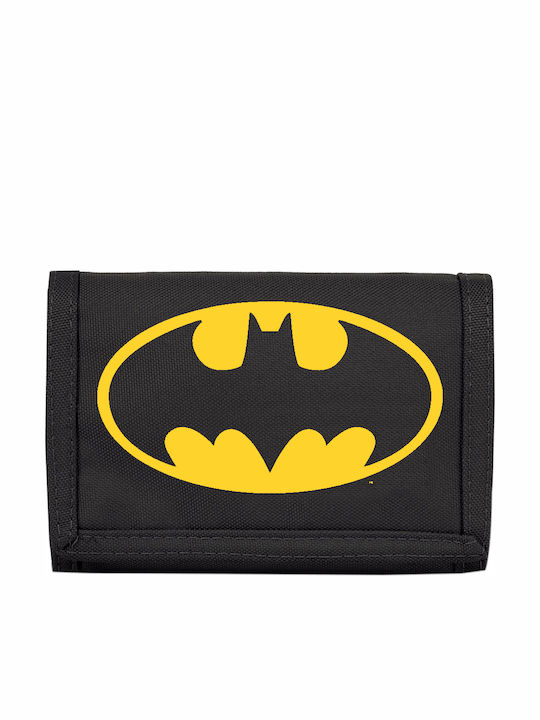 Batman Logo Portofel Bărbătesc Negru