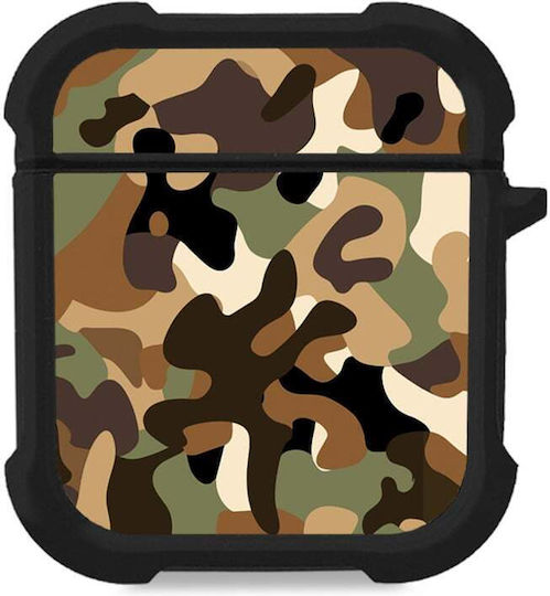 Sonique Silikonhülle Camouflage Army Serie Für Airpods 1/2 Braune