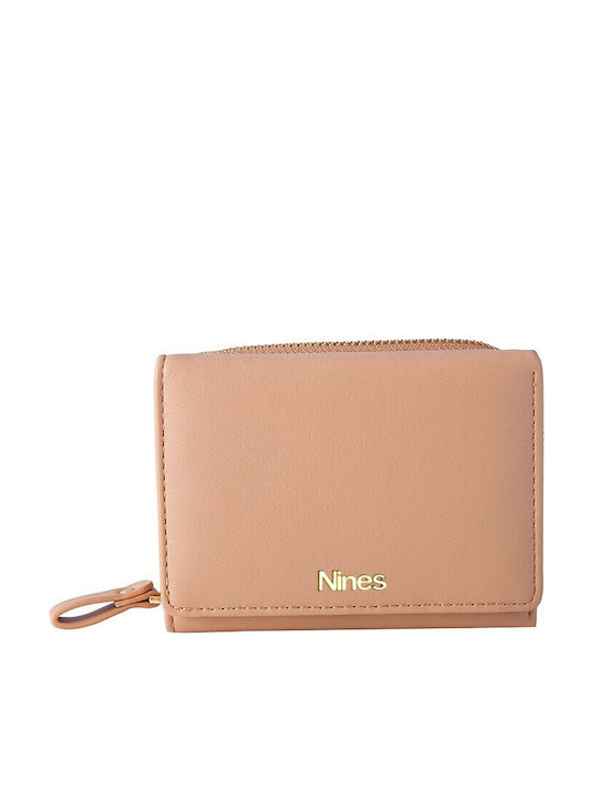 Nines Kleine Damenbrieftasche Doppel 7757_Kamel