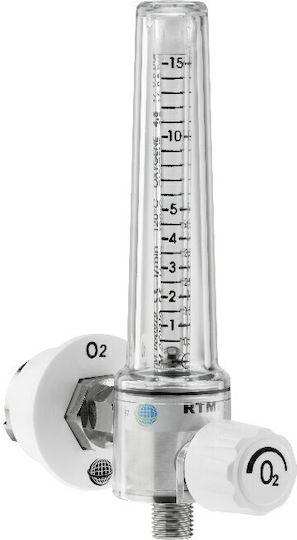 Wall-Mounted Single Oxygen Flowmeter 0-70lt/min Rtm3 High Flow