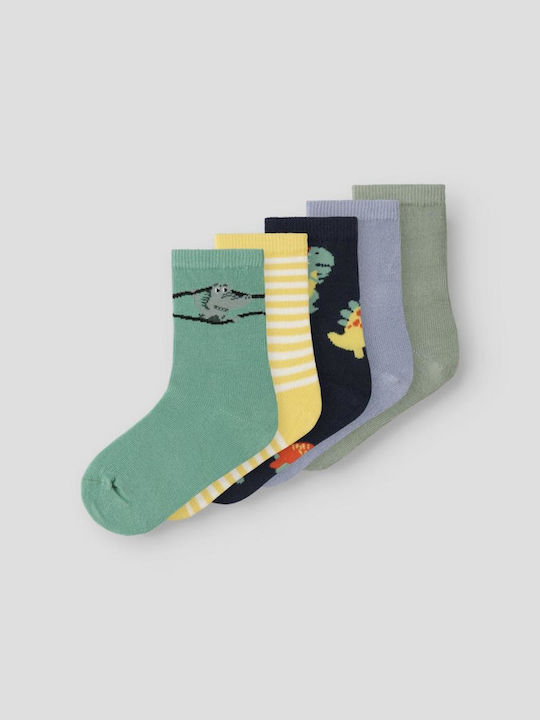 Name It Kids' Socks Creme De Menthe 5 Pairs