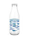 Decover Bottle Water Glass with Screw Cap Transparent 1000ml