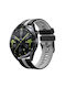 Amazfit GTR 2 22mm Two-Tone Sports Silicone Watch Strap Black+Gray