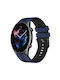 Amazfit GTR 3 22mm Two-Tone Sports Silicone Watch Strap Blue+Black