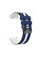 Amazfit GTR 3 Pro 22mm Two-Tone Sports Silicone Bracelet Blue+White